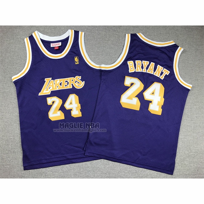Maglia
 Kobe Bryant NO 24 Bambino
 Los Angeles Lakers Mitchell & Ness 2007-08 Viola
